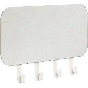 Hübsch Keep Knagerkke m. Spejl 60 cm, Hvid