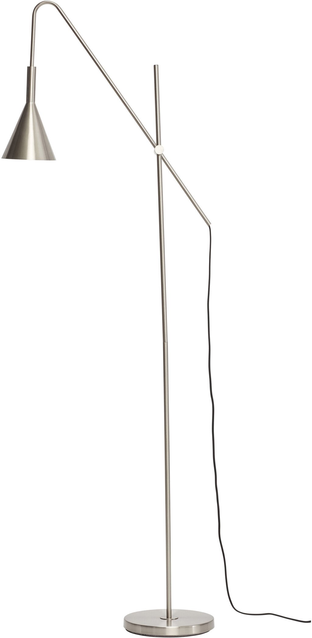 Hübsch Rope Gulvlampe H167 cm, Nikkel - Gulvlamper - WWW.HJEM.DK ApS