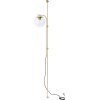 Hbsch Bubble Wand-/Stehlampe H182 cm, Clear/Messing