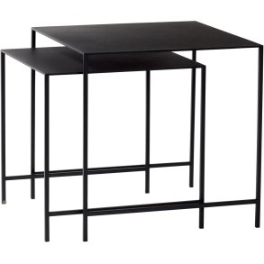 Hübsch Duo Borde 2 stk, Sort