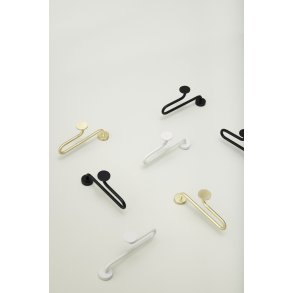 Hübsch Swing Knage H13 cm, Hvid