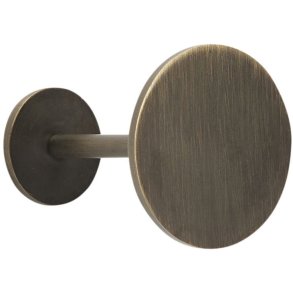 Hübsch Flare Knage H6 cm, Bruneret Messing