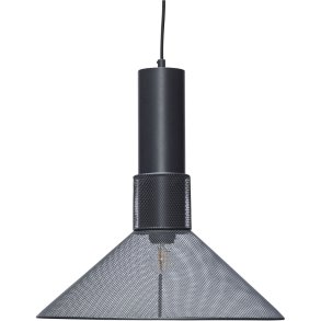 Hbsch Ray Pendelleuchte 40 cm, Schwarz/Mesh