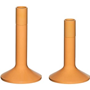 Hbsch Kindred Kerzenhalter 2er Set, Orange