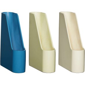 Hbsch Redux Desktop Organizer 3er Set, Gebrochenes Wei/Hellgelb/Patrol