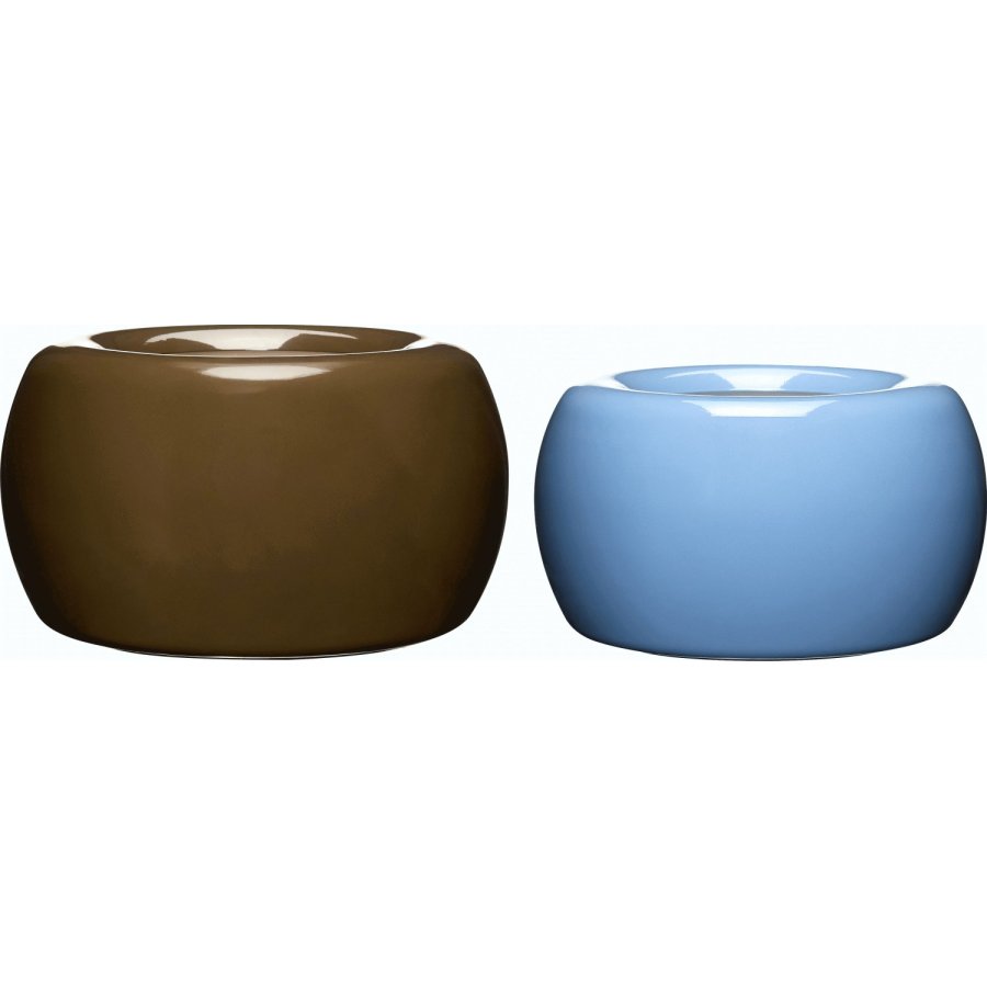 H&uuml;bsch Maru Urtepotte 2 stk, Bl�,Brun