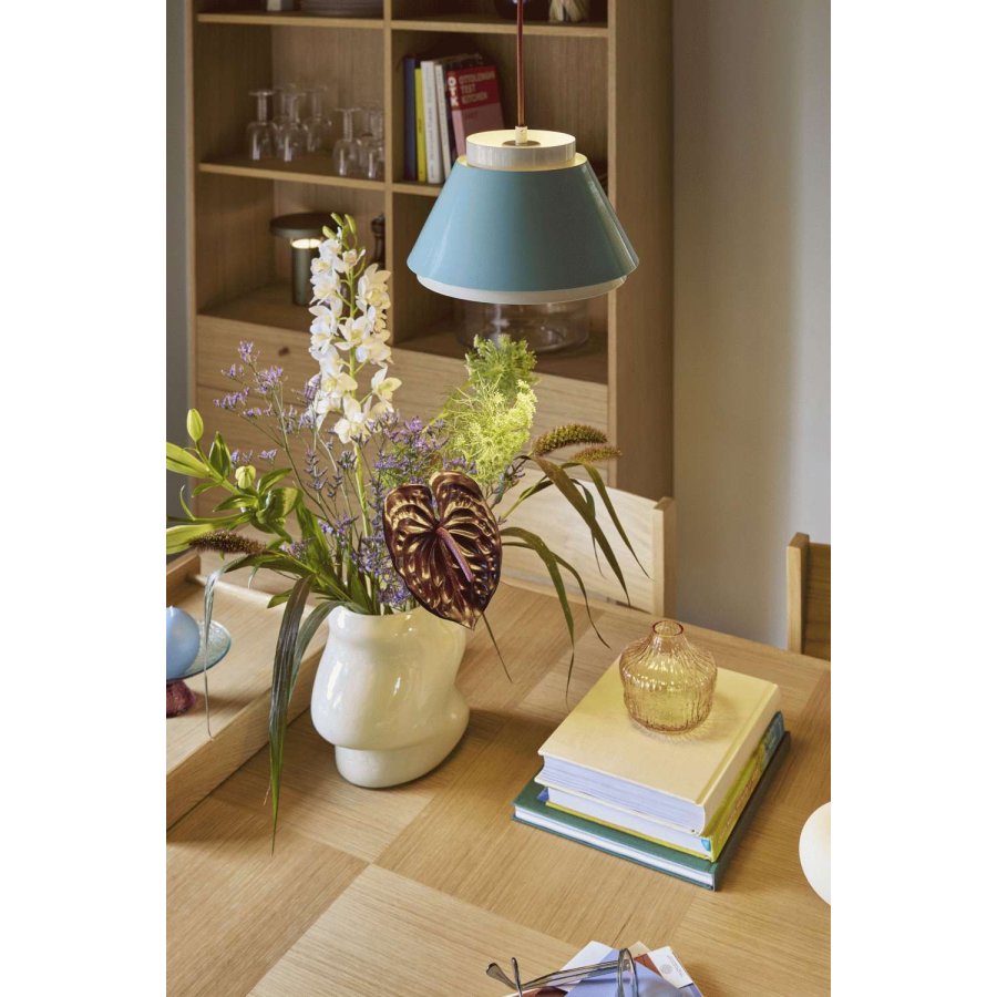 H&uuml;bsch Remi Pendel �25 cm, Beige/Bl�