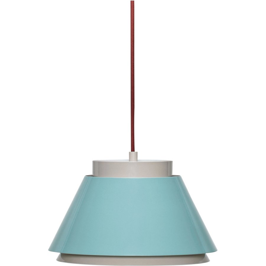 H&uuml;bsch Remi Pendel �25 cm, Beige/Bl�