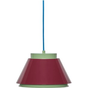 H&uuml;bsch Remi Hanglamp �25 cm, Groen/Rood