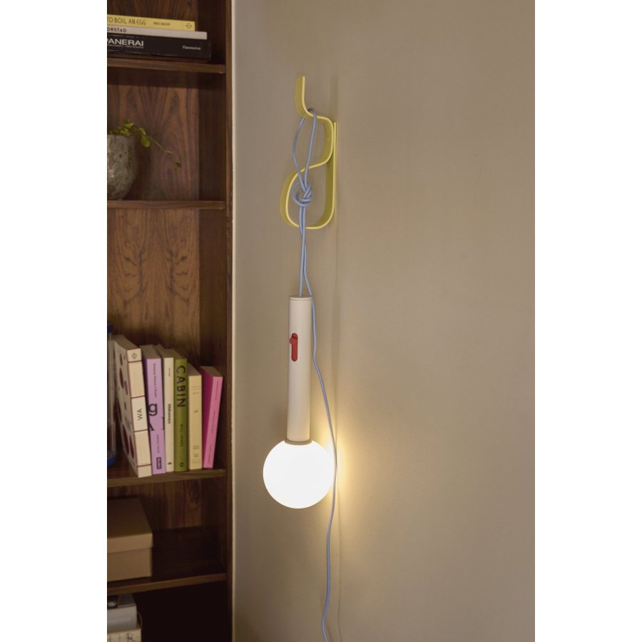 H&uuml;bsch Nami Wandhaken H20 cm, Gelb