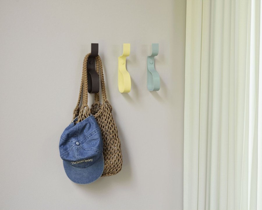 H&uuml;bsch Nami Wandhaken H20 cm, Blau