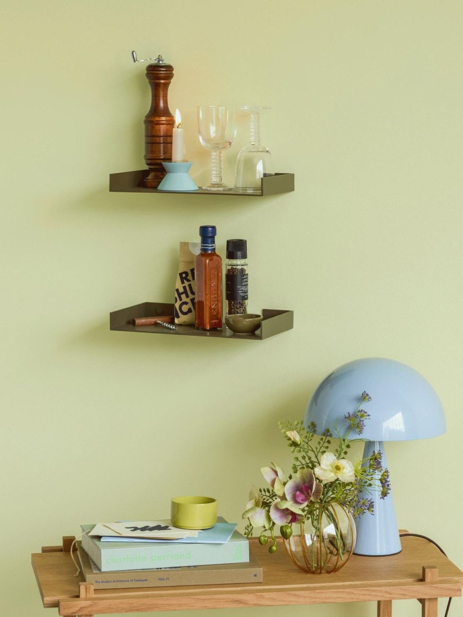 H&uuml;bsch Kanso Aufbewahrungsbox 3er Set �8 cm, Blau/Hellgrau/Gelb