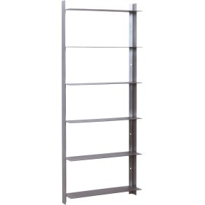 H&uuml;bsch Acier Wandregal H100 cm, Geb&uuml;rsteter Stahl