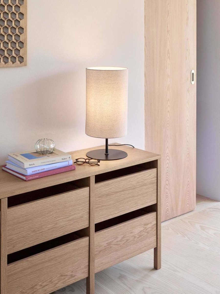 H&uuml;bsch Sable Bordlampe H50 cm, Sand