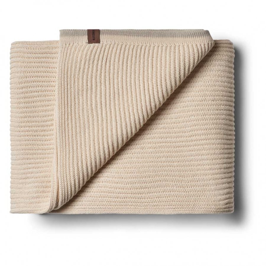 Humdakin Rib Plaid 180x100 cm, Shell/stone