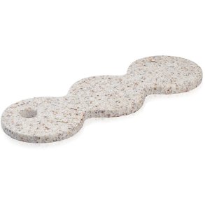 Humdakin Torino Terrazzo-plade 41x14x1,6 cm, Rd/Beige Terrazzo