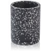 Humdakin Lucca Vase m. Lg 14x10 cm, Sort Terrazzo