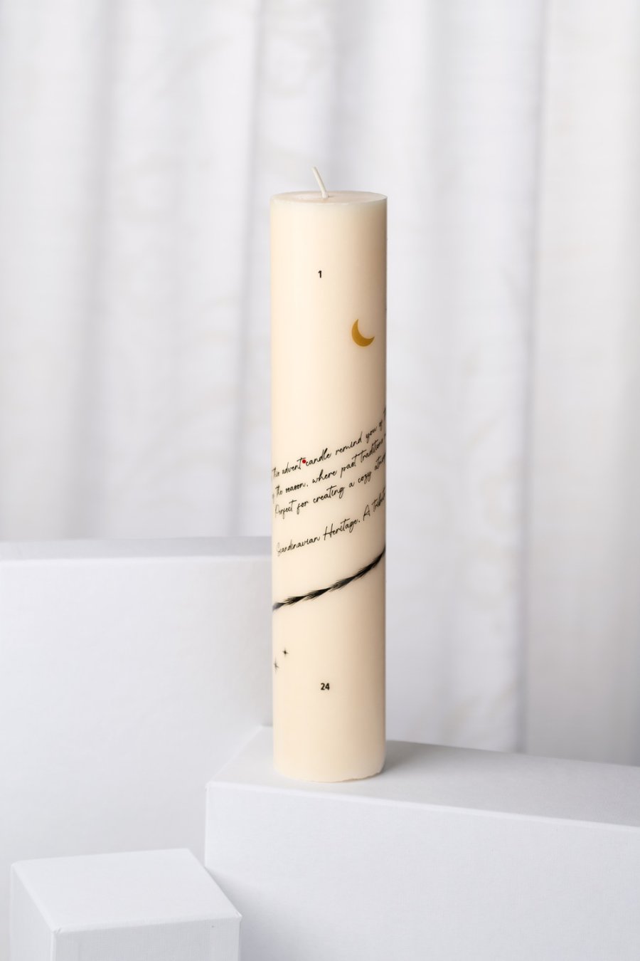 Humdakin Christmas Kerze H25cm, Clean Christmas