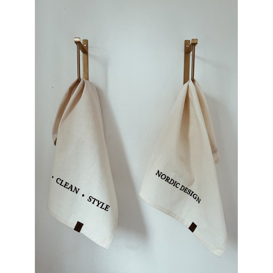 Humdakin Viskestykker 2 stk. 45x70 cm, Shell