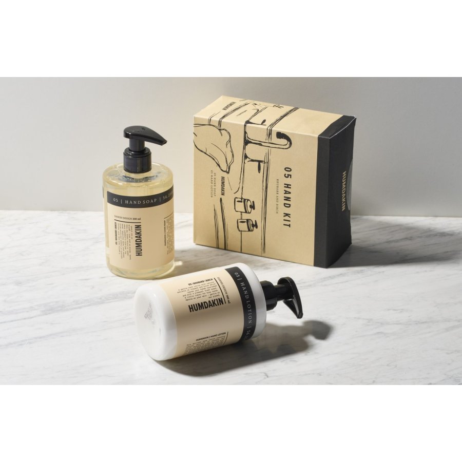 Humdakin Geschenkbox m. Handseife und Handlotion 05 300 ml, Rhabarber & Birke