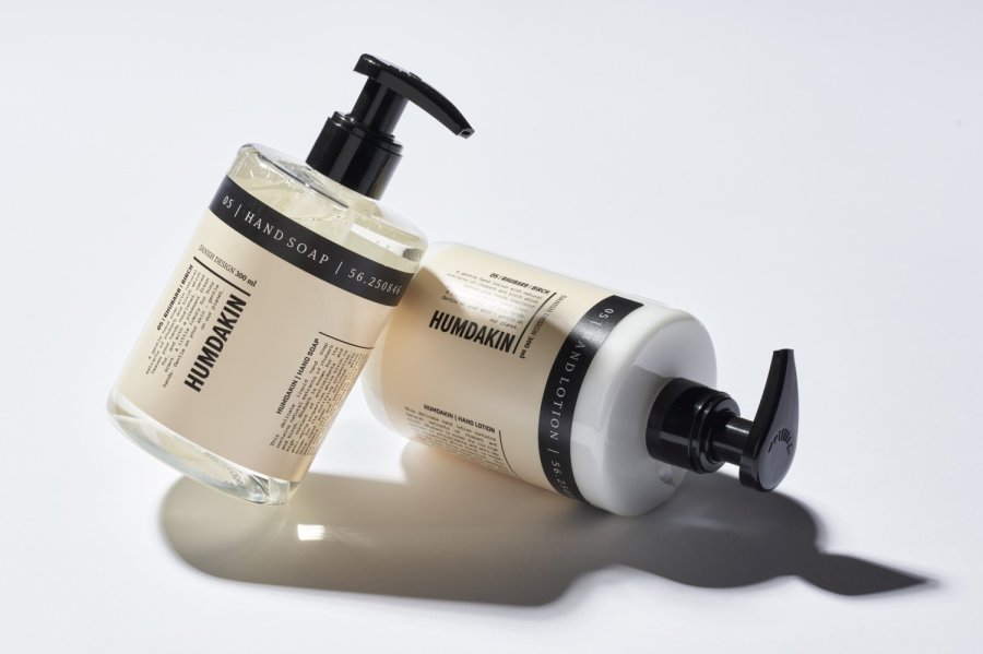 Humdakin Geschenkbox m. Handseife und Handlotion 05 300 ml, Rhabarber & Birke