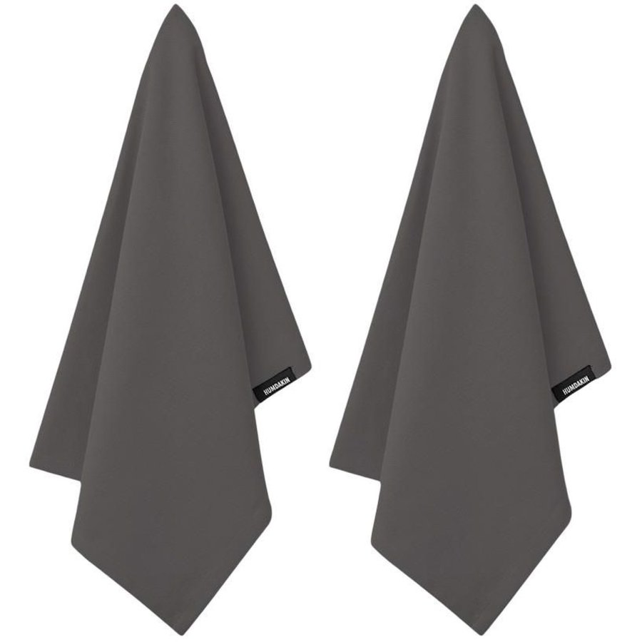 Humdakin Viskestykke 2 stk. 45x70 cm, Steel Grey