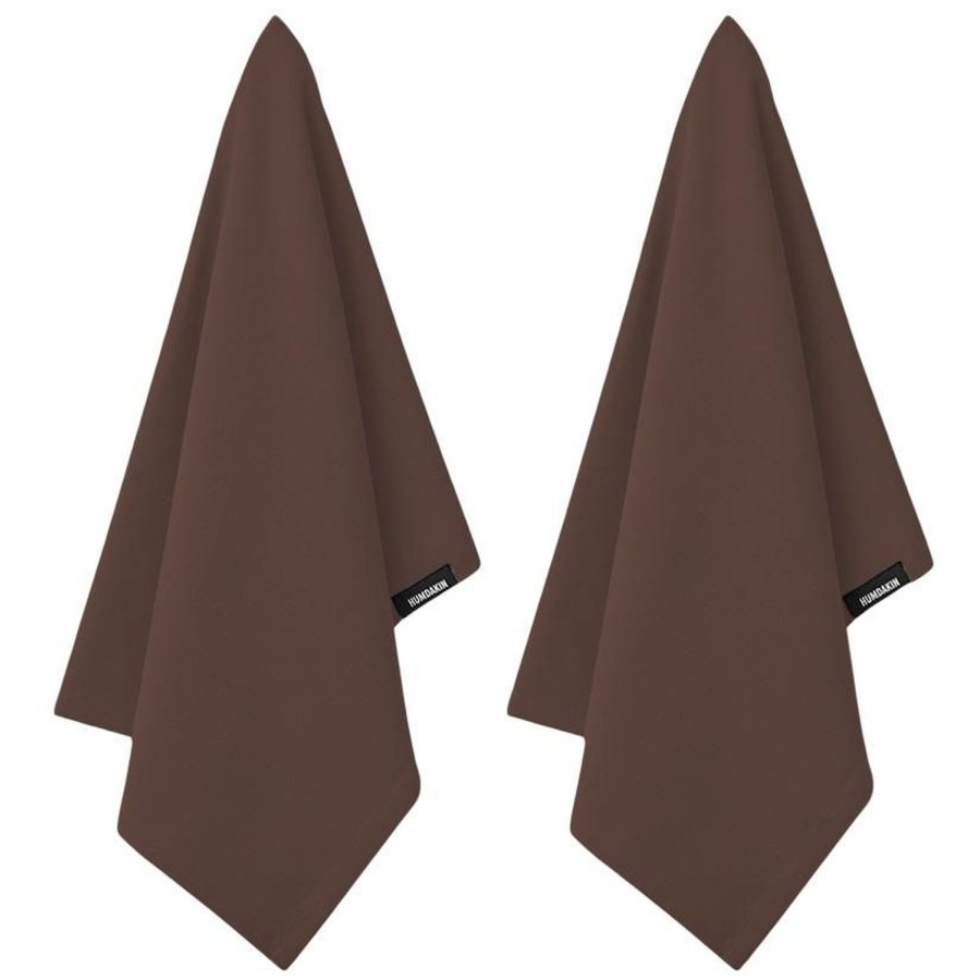 Humdakin Viskestykke 2 stk. 45x70 cm, Bison Brown