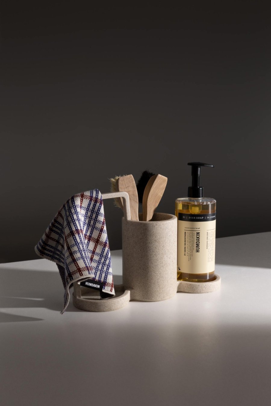 Humdakin Spülorganizer H31 cm, Sandstein