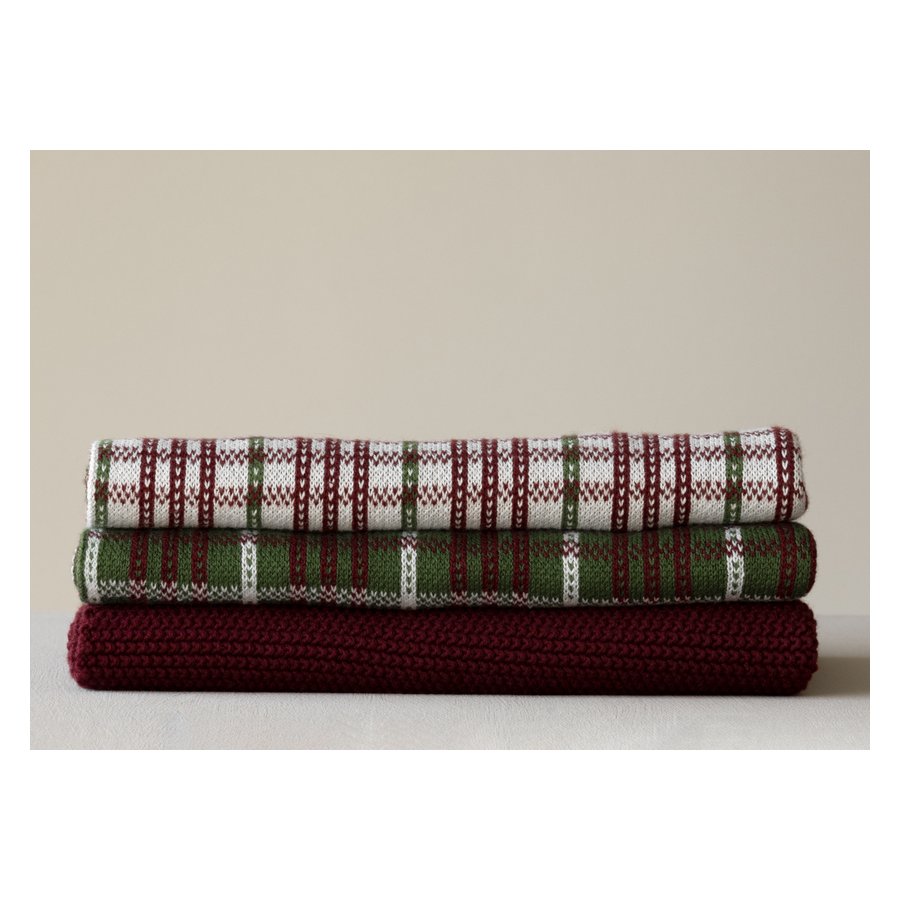 Humdakin Gestricktes Kchenhandtuch 4570cm, Winter Whisper