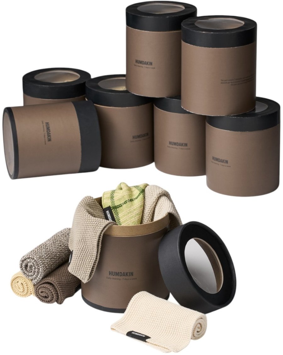 Humdakin Gestricktes Spltuch 7er Set, Multi