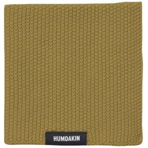 Humdakin Strikket Karklud 28x28 cm, Olive Oil