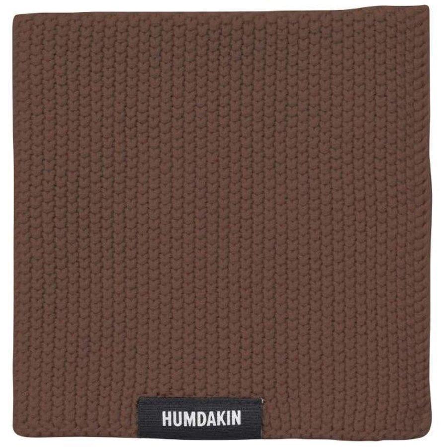 Humdakin Strikket Karklud 28x28 cm, Bison Brown