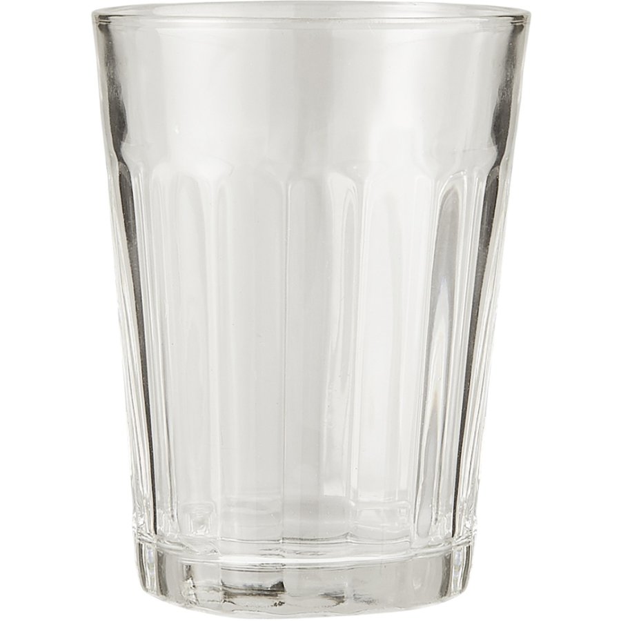 Ib Laursen Drikkeglas m. Riller 20 cl, Klar