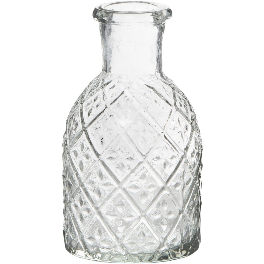 Ib Laursen Apotekerglas Lysestage H11 cm, Harlekinm�nster