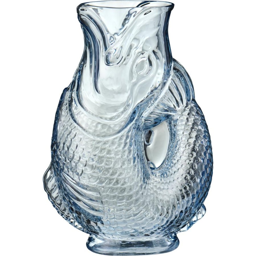 Ib Laursen Vase 24x16 cm, Fisk/Lysebl�
