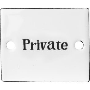 Ib Laursen Private Bordje 6x5 cm
