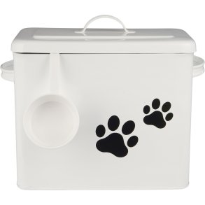 Ib Laursen Box f. Hundefutter, Wei&szlig;