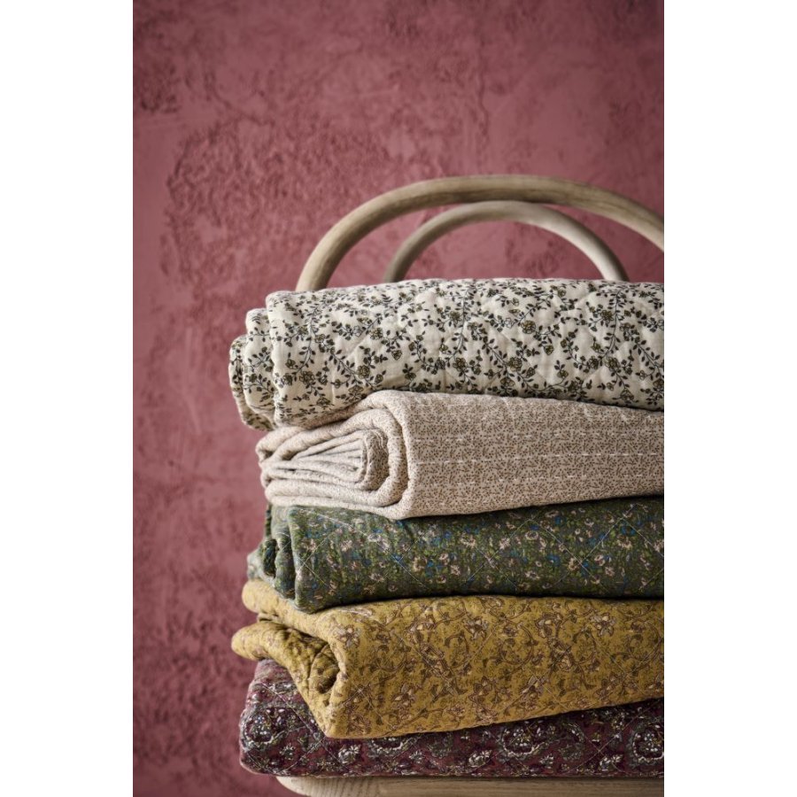 Ib Laursen Vatt�ppe 130x180 cm, Gr�/Gr�n/Brun