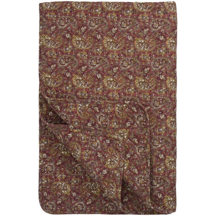 Ib Laursen Vatt�ppe 130x180 cm, Gr�n/Gr�/M�rkrosa