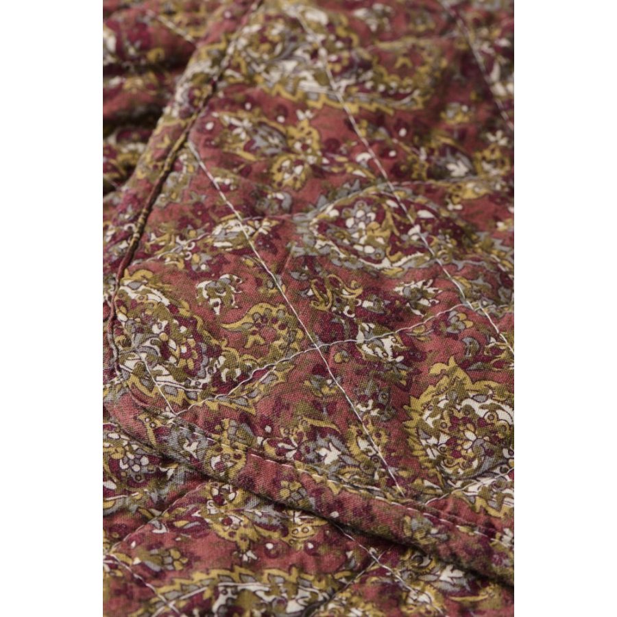 Ib Laursen Vatt�ppe 130x180 cm, Gr�n/Gr�/M�rkrosa