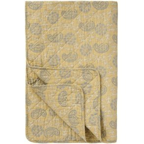 Ib Laursen Steppdecke 130x180 cm, Off-White/Grau