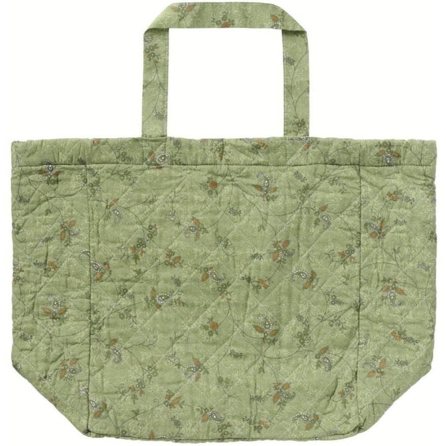 Ib Laursen Gesteppt Tasche 45x40 cm, Gr&uuml;n