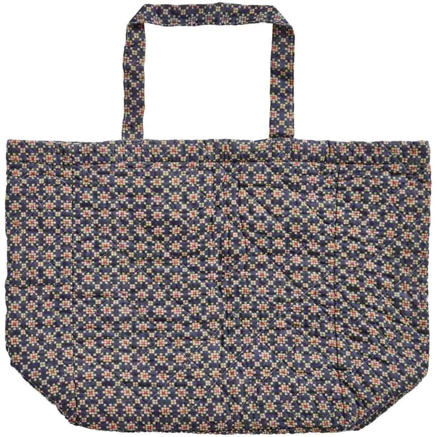 Ib Laursen Gesteppt Tasche 45x40 cm, Dunkelblau