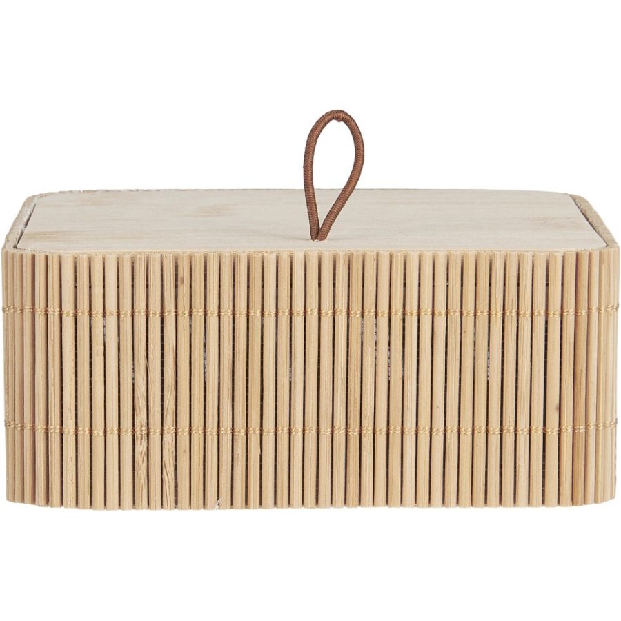 Ib Laursen �ske m. L�g 12x12 cm, Bambus