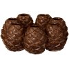 Ib Laursen Kogle Vase til 7 Blomster H6,8 cm, Brun