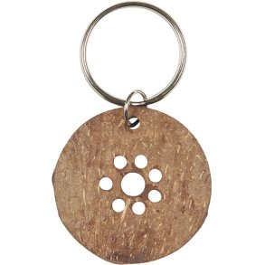 Ib Laursen N�glering m. Hulm�nster Kokosn�d �4 cm, Kokos