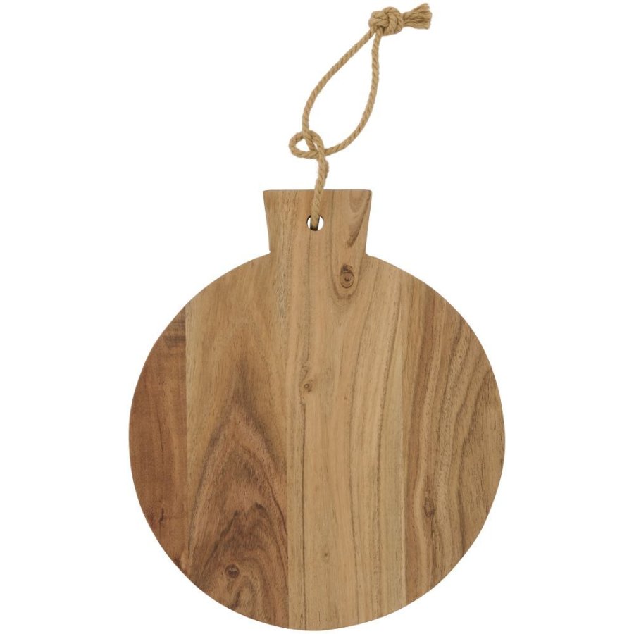 Ib Laursen Schneidebrett �25 cm, Akazie/Jute