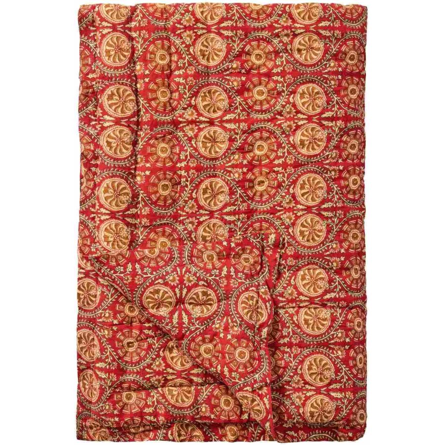 Ib Laursen Bella Steppdecke 130x170 cm, Rot