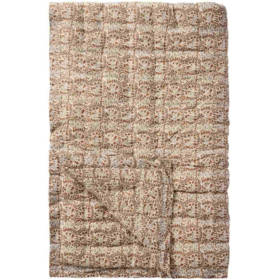 Ib Laursen Charlotte Steppdecke 130x170 cm, Braun