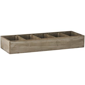 Ib Laursen Kasse m. 5 Rum 23,5x67 cm, Fyrtr�